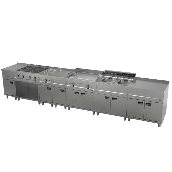 CombiSteel Elektro Friteuse 2 × 12L 2 × 6Kw