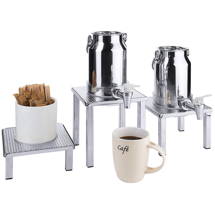 FRILICH RAISER INOX 'Milchstation' mit Porzellanbecher 0,6 Liter, large - ELB Gastro