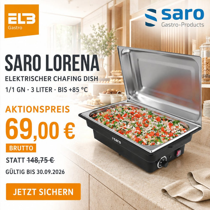 SARO Elektrischer Chafing Dish 
Modell LORENA