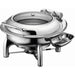 SARO induction chafing dish with self-closing lid, round model JESSIE
