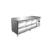 SARO cooling table incl. 3 x 2 drawer set model KYLJA 3160 TN