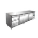 SARO refrigerated counter incl. 3 drawer set model KYLJA 4130 TN