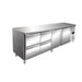 Холодильный стол SARO с комплектом 2 x 2 выдвижных ящика, модель KYLJA 4140 TN