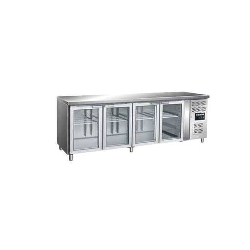 SARO Kühltisch mit Glastür Modell GN 4100 TNG