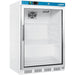 Refrigerador de almacenamiento SARO con puerta de vidrio - modelo blanco HK 200 GD