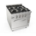 SARO gas stove + electric oven 4 burners LQ