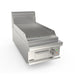 SARO electric griddle plate 400mm wide, grooved table LQ