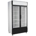 Refrigerador de bebidas SARO com quadro publicitário - modelo GTK 2 de 580 portas