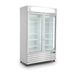 Réfrigérateur SARO avec 2 portes vitrées, blanc, modèle G 885