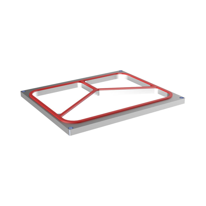 Siegelrahmen, dreigeteilt, 178 mm x 227 mm - ELB Gastro