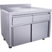 SARO sliding door cabinet with drawers with upstand 1200 mm