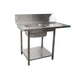 SARO inlet table for dishwasher left, 1 basin, 1600mm