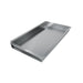 CAKE TRAY WITH FRONT RAIL GN 1/1 aluminum