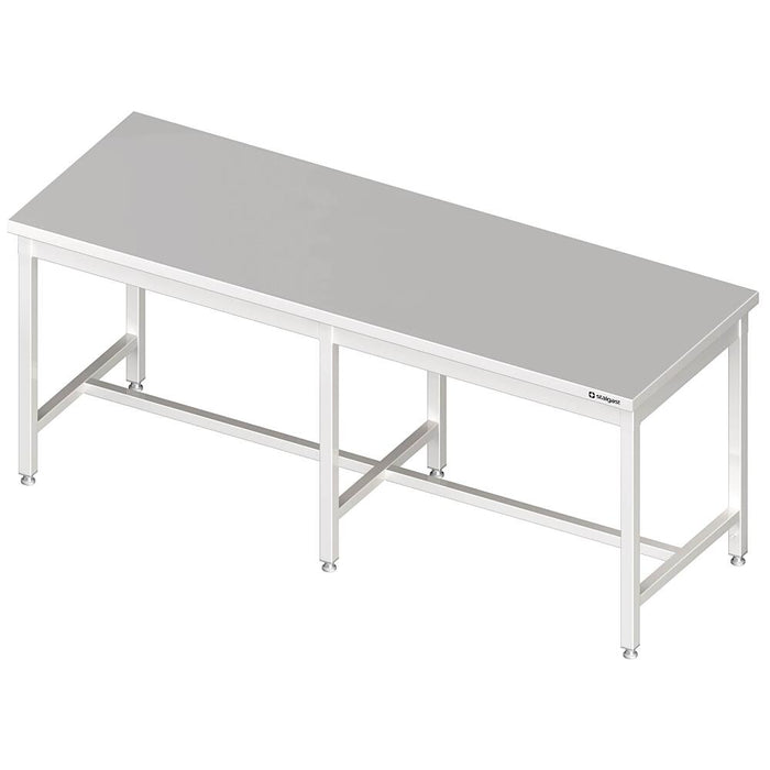 Zentralarbeitstisch mit mittiger Strebe - ELB Gastro