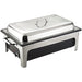 Electric chafing dish, plastic tub, including a GN 1/1 container (100 mm)