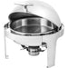 Chafing dish roll-top, rond, 6,5 litres
