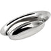 Servierschale oval, Edelstahl, 35 x 16,5 cm (BxT)