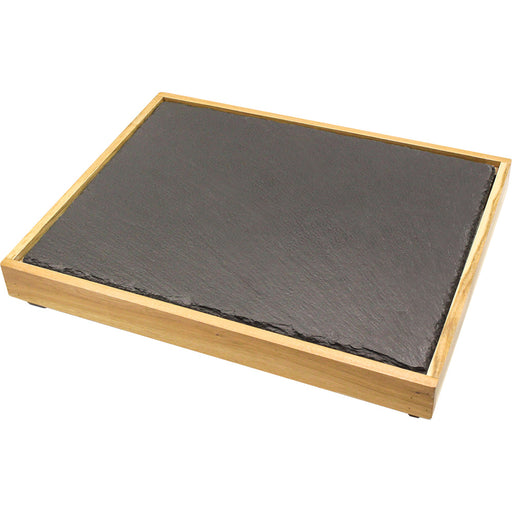 Schieferplatte für Buffet-Box, 400x300x7 mm