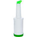 BE0403010 Dosing and storage bottle, color green, 1 liter