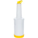 BE0405010 Dosing and storage bottle, color yellow, 1 liter