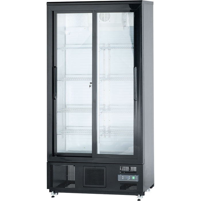 BE1602500 Bar display refrigerator GT65B, two sliding doors, 920 x 514 x 1872 mm (WxDxH) | ELB gastro