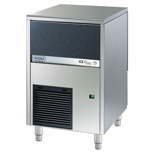 BE1905042 Fabricador de cubitos de hielo BREMA, refrigerado por agua, 42 kg / 24 h, dimensiones 500 x 580 x 690 mm (AnxPxAl)