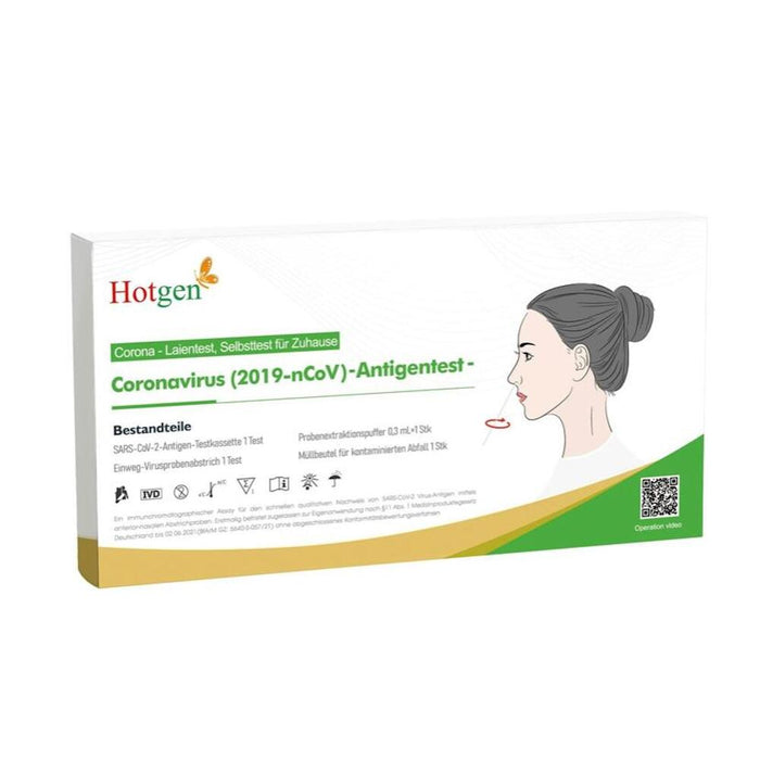 Hotgen Coronavirus (2019-nCov) Antigentest, Laientest - 5 Tests / Box