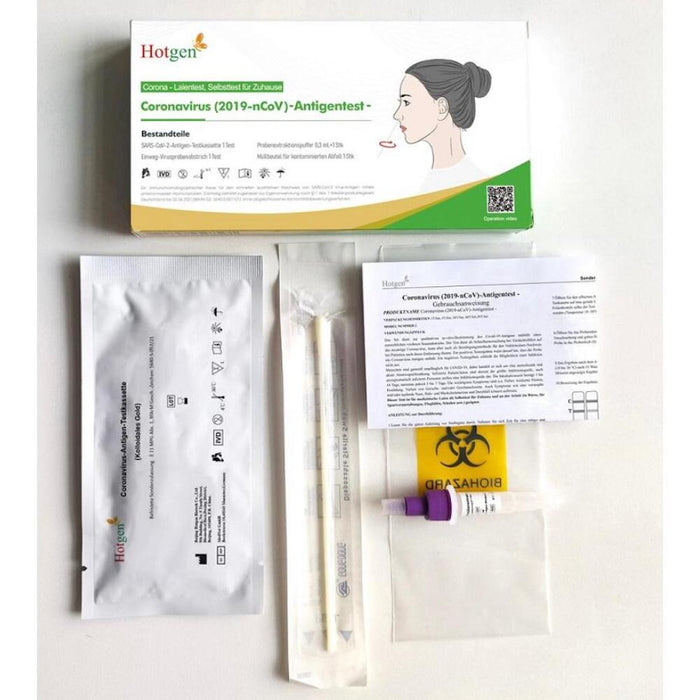 Hotgen Coronavirus (2019-nCov) Antigentest, Laientest - 5 Tests / Box