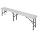 CE0502182 folding bench, dimensions 1820 x 250 x 435 mm (WxDxH) | ELB gastro