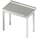 Work table without base 1200x700x850 mm, without bracing with upstand, self-assembly