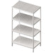 Shelf with perforated shelves 1000x500x1800 mm, self-assembly