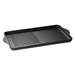 Eurolux Premium Grillplatte 43 x 28 x 2,5 cm, glatt, halb gerillt oder gerillt - ELB Gastro