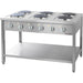 Electric stove series 700- 6 plates, 2,6 kW each, 1200 x 700 x 850 | ELB Gastro