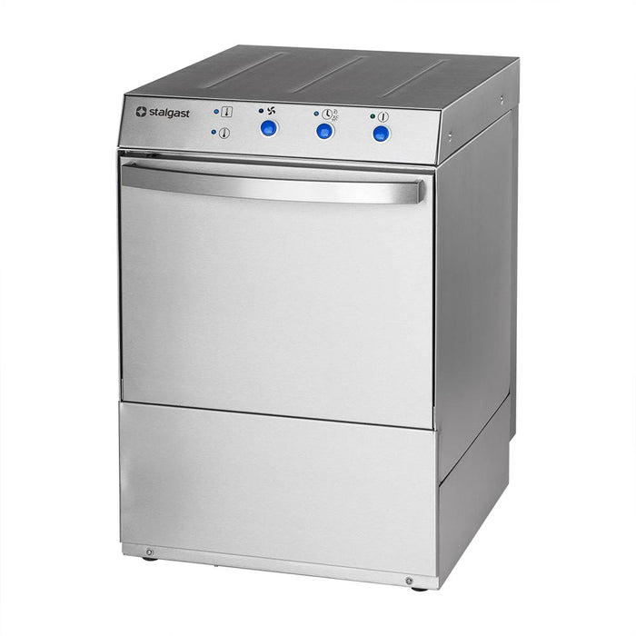 GE363 dishwasher universal incl. Rinse aid dispenser, detergent dispenser, rinse aid and drain pump, 230 / 400V, 3,9 / 4,9 kW | ELB gastro