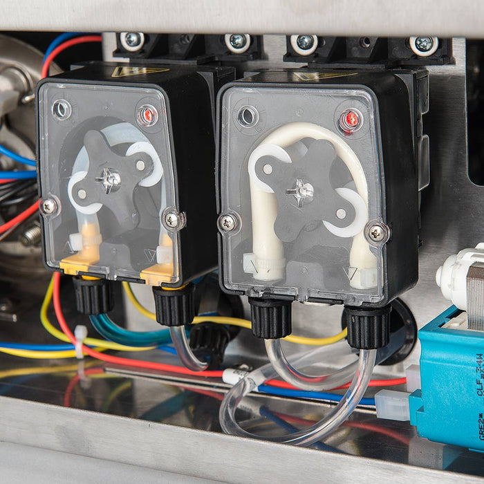 DigitalPower dishwasher including rinse aid dosing, detergent dosing and drain pump, 400V, 6,5 kW