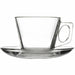 GL2802185 Coffee glass 0,185 liters with saucer | ELB gastro
