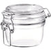FIDO preserving jar with clip lock and rubber ring 0,125 liters