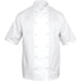 Veste de chef Nino Cucino, manches courtes, blanc, taille XL