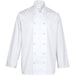 Chaqueta de chef Nino Cucino, manga larga, blanca, talla M