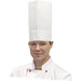 Gorro de cocinero Nino Cucino, blanco, línea 100% polar, altura 25 cm