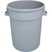 Contenitore per rifiuti rotondo, grigio, 80 litri