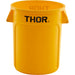 Garbage can 38 liters yellow