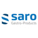 Palo barriera SARO / supporto tensore: acciaio inossidabile / cintura: rossa - lunghezza cintura 3000 mm, modello AF306SR