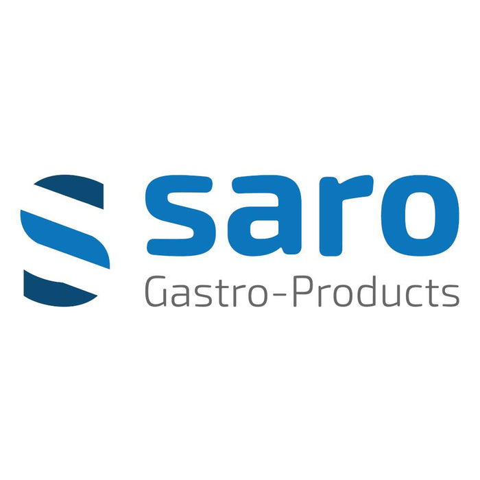SARO Spülschrank mit Schiebetüren 2000 x 700 x 850 mm mit 2 Becken, Becken 600 x 500 x 300 mm links 
