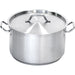 Medium-high soup pot with lid, Ø 160 mm, height 95 mm, 1,9 liters