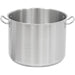 Medium-high soup pot, without lid, Ø 360 mm, height 220 mm, 22,4 liters