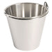 Stainless steel bucket PREMIUM, without floor tires, with graduations, 7 liters