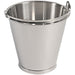 Stainless steel bucket PREMIUM, with floor tires, with graduations, 10 liters