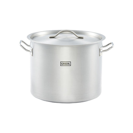 Pot à soupe de forme haute série ECO Ø 320 mm (260 mm de hauteur), avec couvercle