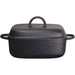 Cast iron roaster with lid, 6 liters